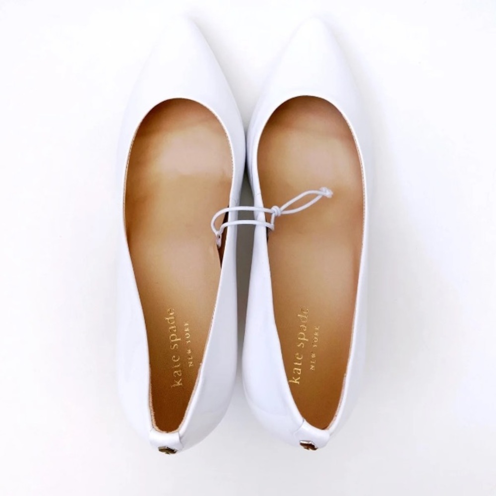 🎉 Flash Sale 🎉 New Kate Spade Vida white pumps - Picture 5 of 8
